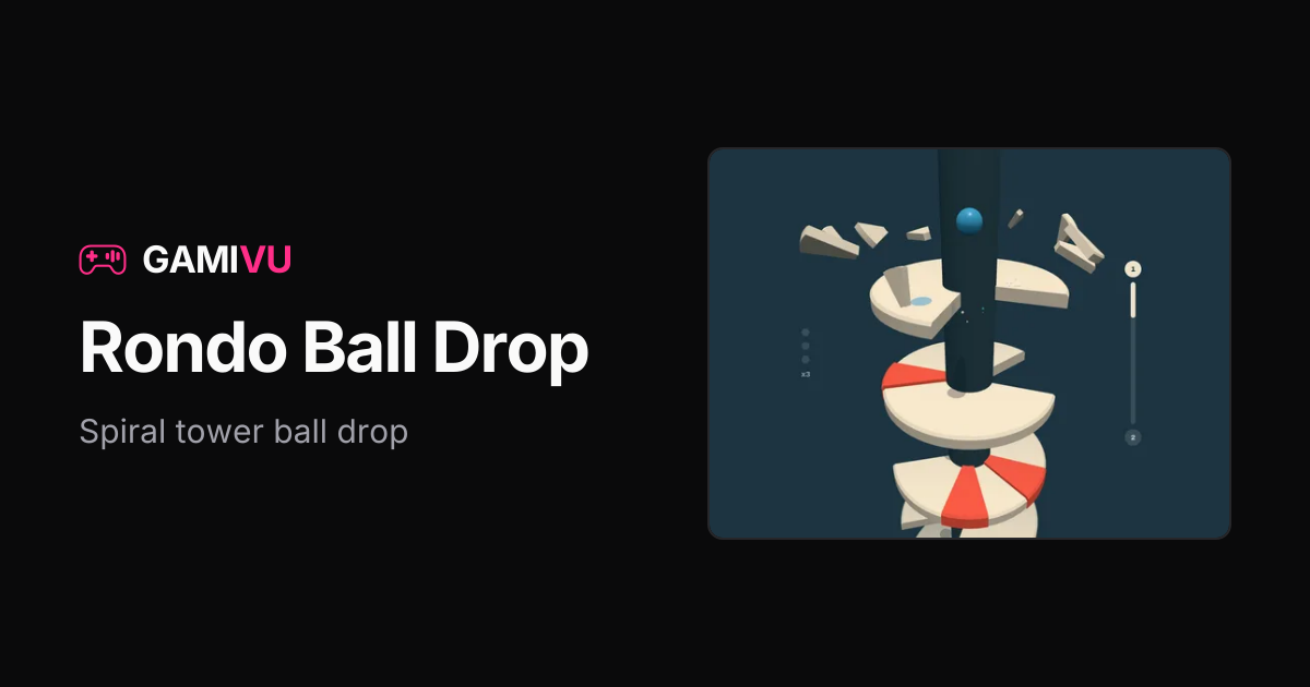 Rondo Ball Drop: Spiral tower ball drop | Gamivu